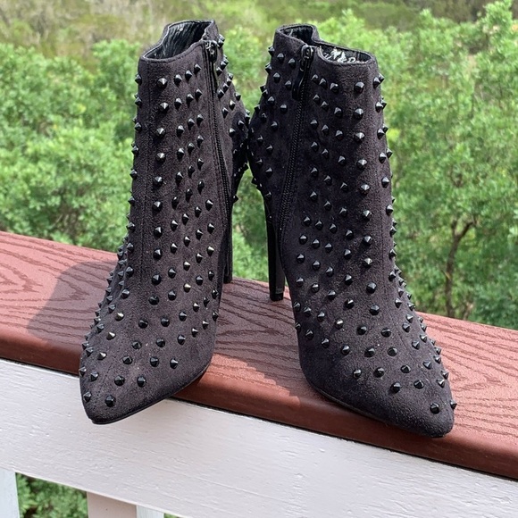 Zaza Pata Paris Studded Black Boots‎ - Picture 5 of 11